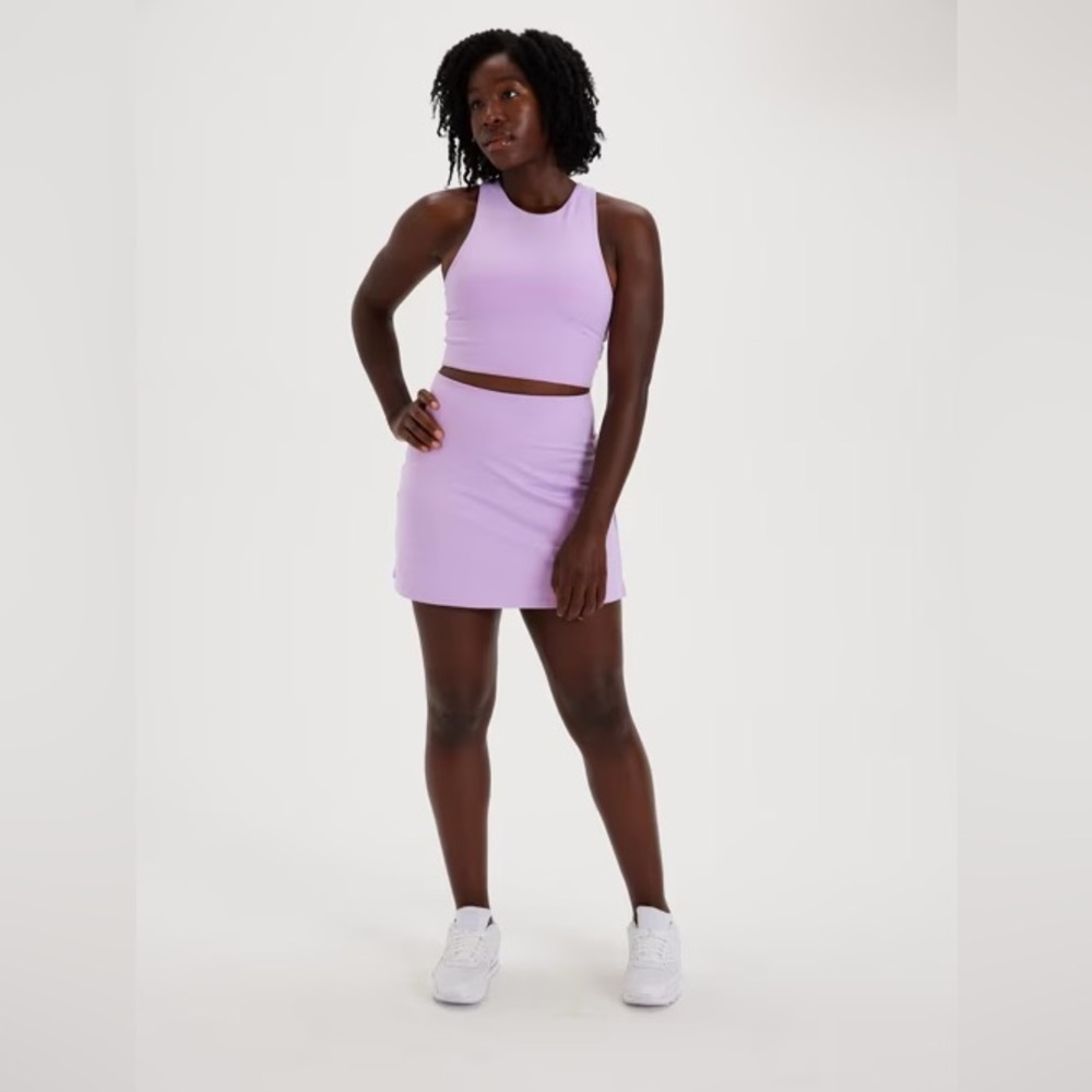 Girlfriend Collective Sport Skort Size Small in Lilac